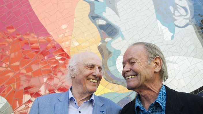 Mural honouring Gilles Vigneault unveiled in Montreal
