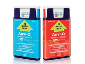 Kaleo says it will relaunch its EpiPen competitor, Auvi-Q, in early 2017 but hasn't yet decided on a price. Courtesy of Auvi-Q.