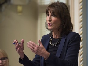A new program will encourage international students in high-demand sectors to remain in Quebec after graduation, but will also be open to graduates of other programs, said Immigration Minister Kathleen Weil (pictured in March 2016).