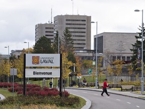 Laval University north entrance, in Quebec City.