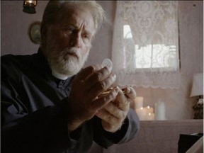 In The Vessel, Martin Sheen plays a priest in a fishing village 10 years after a tidal wave has obliterated the town’s elementary school.