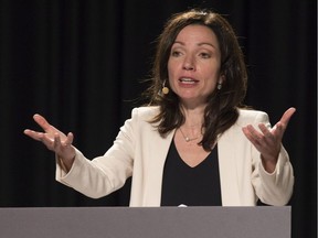 Martine Ouellet ran for leadership of the Parti Québécois in 2016.