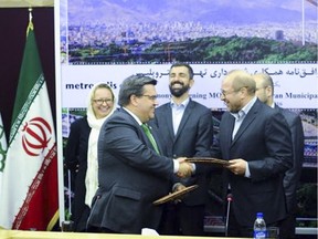 Montreal Mayor Denis Coderre in Iran.
