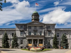 The Arts Pavillion at McGill University in Montreal, on Wednesday, August 27, 2014. (Dave Sidaway / THE GAZETTE)