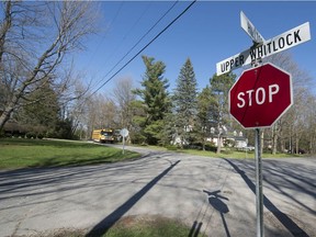 Upper Whitlock Road is one of the roads in Hudson that is privately owned.  (Peter McCabe / MONTREAL GAZETTE)
