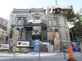 The Mount Stephen Club on Drummond St. in Montreal Monday Oct. 10, 2016.