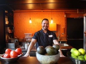 Chef Carlos Flores at Emiliano's, which opened in June in Old Montreal on Notre-Dame St. near St-Jean St.