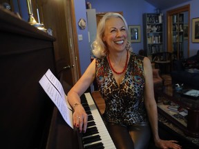 Singer Barbara Lewis sits at her piano in her home studio on October 14, 2016.