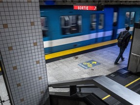 The Place-D'Armes station on the Montreal Metro's Orange Line.