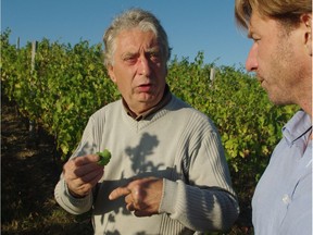 One of the masters of chenin blanc, Claude Papin, of Château Pierre Bise, explains his terroirs to Toronto sommelier John Szabo.