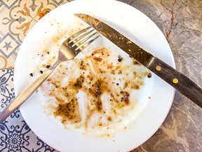 File photo of a finished plate.