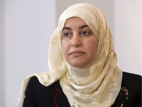 Rania El-Alloul in March 2015. El-Alloul launched a legal challenge after a judge refused to hear her case because she was wearing a hijab.