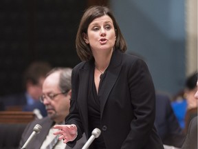 File photo: Quebec Justice Minister Stephanie Vallée.