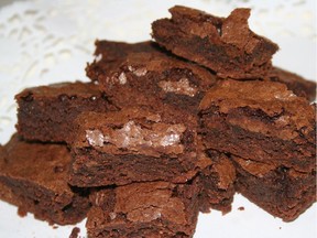 Judy Campbell's brownies, and, yes, they're gluten-free.