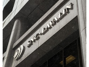 The head office of SNC Lavalin are seen Thursday, February 19, 2015 in Montreal.