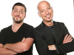 "We're going to talk about mental health as far as it pertains to a family and relationships," Howie Mandel, right, says of sharing the stage with his son Alex at Family Matters, a fundraiser for AMI-Québec on Oct. 20.