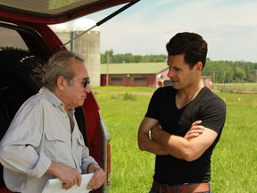 When Vincent Del Toro (Christian de la Cortina), right, runs into trouble, he uses his father's (Sergio Hernandez) barn to grow pot in de la Cortina's second feature, Generation Wolf.