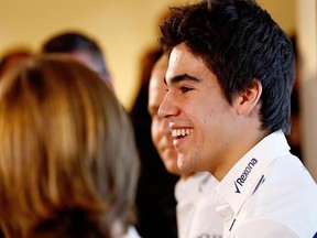 Montreal's Lance Stroll speaks after being announced as a driver for Williams Racing in 2017.