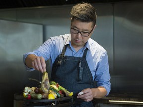 Chef Antonio Park at Lavanderia, which was damaged by a fire on Sunday evening.