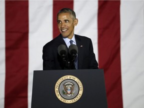 President Barack Obama on Nov. 7, 2016 in Philadelphia.