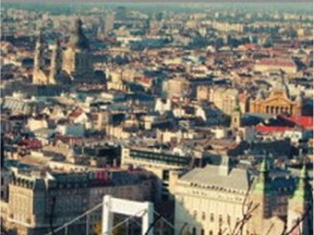 Budapest from Gellert Hill.