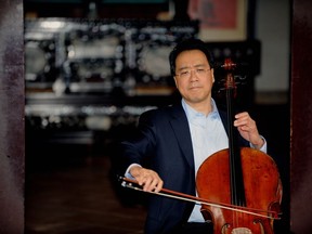 Yo-Yo Ma performs in Taipei in 2009: The celebrated cellist performs at the Montreal Bach Festival on Dec. 2.