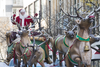 Santa Claus makes its way during the annual Santa Claus Parade on Ste-Catherine street in downtown Montreal on Saturday, November 19, 2016.