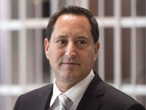 Former Montreal mayor Michael Applebaum leaves the courtroom after his request to have charges against him dropped was rejected, Sept. 12, 2016.