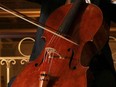 MONTREAL, QUE.: JANUARY 26, 2012 --Montrealer Stephane Tetreault plays his 1707 Stradivarius in Montreal Thursday, January 26, 2012. The 18-year-old student at the Universite de Montreal, has become the hands-on custodian of the Stradivarius cello that ranks among the most valuable instruments in the world. (John Kenney/THE GAZETTE)