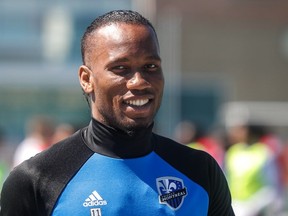 “I think it’s behind us," says Didier Drogba of his issues with the team's management. "Let’s focus on what’s next ... the game. You’re not going to hear some negativity about what happened, so please let’s try to be positive."