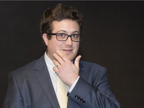 Robert Stein, witness in the corruption trial of former Montreal mayor Michael Applebaum, during a break at the Montreal courthouse on Monday, November 21, 2016.