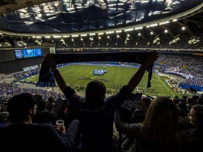 The Olympic Stadium was sold out for an MLS playoff match between the Montreal Impact and Toronto FC in Montreal, on Tuesday, November 22, 2016.