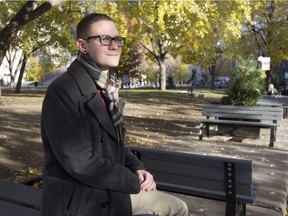 Justin Fletcher, a New Yorker who applied for permanent residency in 2015, on the McGill University campus on Tuesday, Nov. 8, 2016. (Pierre Obendrauf / MONTREAL GAZETTE)