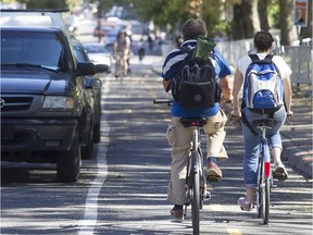 The city prioritizes repainting lines at crosswalks, bike lanes and areas near schools because those are the most important for public safety.