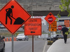 About a quarter of the $4 billion announced in roadwork funding Friday will be earmarked for the Montreal area.