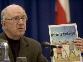 Warren Allmand is seen in a 2006 photo at a  public consultation in Montreal. He died Dec. 7, 2016, at the age of 84. His funeral will be held Monday, Dec. 19, in Montreal,
