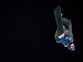 Silver medalist Max Parrot from Canada at the X Games Oslo 2016, snowboard men, Big Air in Oslo, Saturday Feb. 27, 2015.