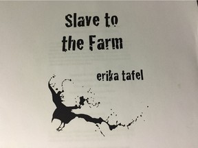 Title page of Slave to the Farm, by Erika Tafel.