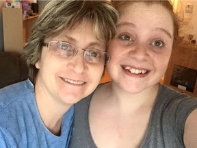Chantal Cyr with her daughter Carolanne Cyr Vanier. The mother was waiting for her daughter to finish work at a Tim Hortons when someone walked up to the 49-year-old's vehicle and fatally shot her.