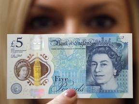 Vegans and vegetarians have turned their noses up at the Bank of England's new five pound note, which contains tallow.