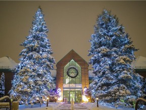 Christmas decorations at Kirkland City Hall in Kirkland on Monday, December 12, 2016. (Dario Ayala / Montreal Gazette)