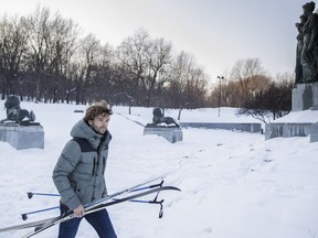 Estéban Dravet, founder of the organization Pente à Neige at Mount-Royal Park in Montreal on Wednesday, December 21, 2016. Dravet's new non-profit aims to bring downhill skiing back to Mount-Royal and to provide less privileged children access to the sport.