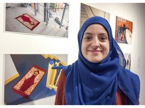 Wuroot Habib, 27, is one of 10 young Muslim artists whose work will be featured at the Montreal Museum of Fine Arts until Jan. 8.