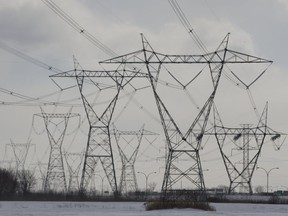Hydro electricity power pylons.
