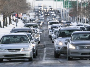 Because of the heavy traffic at the corner of Sources and De Salaberry Blvds., Mayor Ed Janiszewski  says he has no plans to change the configuration of the intersection, which forces cyclists to dismount and cross only on the north side of Sources.