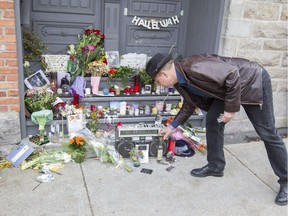 Leonard Cohen's Montreal home was the site of a memorial and communal gatherings in the days after his death in November.