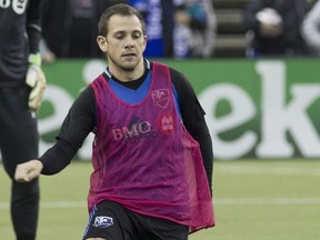 Harry Shipp during a Montreal Impact practice on Thursday November 17, 2016.