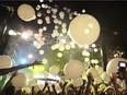 Founded 15 years ago, Moment Factory has grown exponentially thanks to the exposure provided by shows like Arcade Fire, seen here at the 2011 Coachella Festival.