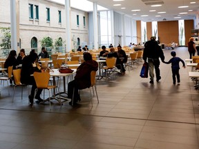 The new food court at Jewish General Hospital in Montreal on Wednesday, Nov. 30, 2016.