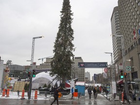 Organizers have tightened security at the outdoor Christmas market at the Quartier des spectacles, seen here in a Dec. 6, 2016, photo.